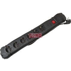 ANCO Table socket 6 way with switch, 2m