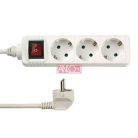 ANCO Table socket 3 way with switch, 5m
