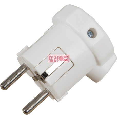 ANCO Grounding PVC plug lateral, white