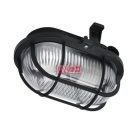 ANCO Oval bulkhead plastic, black