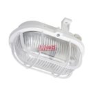 ANCO Oval bulkhead plastic , white