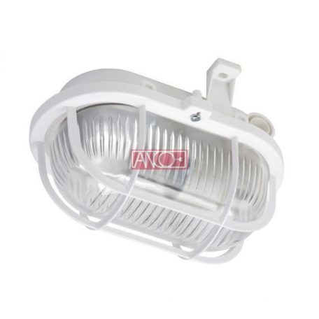 ANCO Oval bulkhead plastic , white