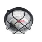 ANCO Plastic round lamp, black, 100W