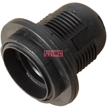 ANCO Fitting with 2 ring, E27, black