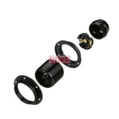 ANCO Fitting with 2 ring, E27, black