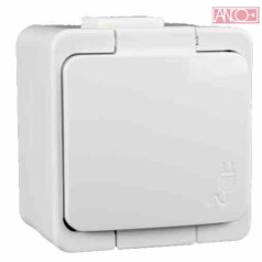 ANCO Junior single grounding socket, IP44