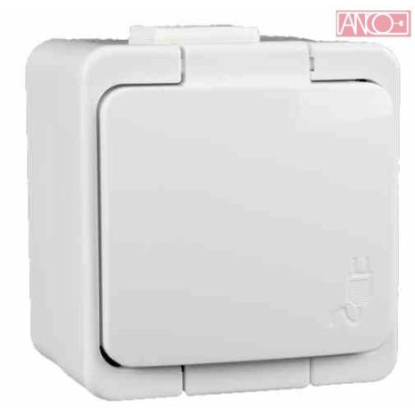 ANCO Junior single grounding socket, IP44