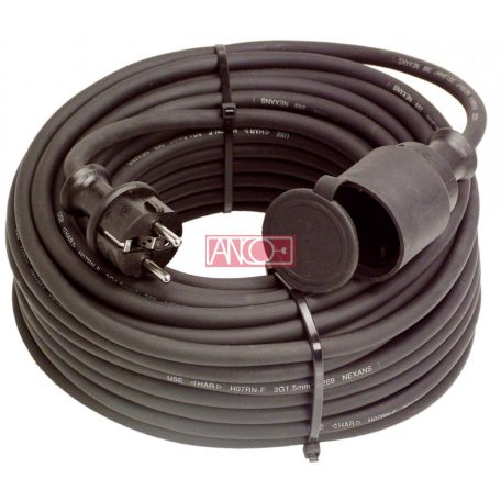 ANCO Outdoor extension cord with flap, 25 m