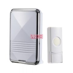 ANCO Wireless doorbell, 80m, silver