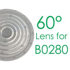  T6227/A0,60 °Lens for B0280  LED High Bay Light, 1-10V dimmable Turbo 279*177mm, 100W, 4000K, IP65