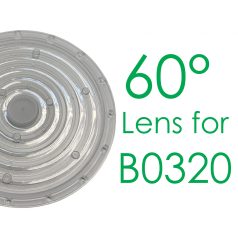   T6228/A0,60°Lens for B0320  B0320-AB-NW-60°, LED High Bay Light, 1-10V Turbo 324*179mm, 150W, 60°, 4000K, IP65