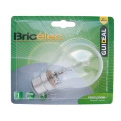    LANDLITE Bricélec Halogen, B22, 70W, A55, 1251lm, 2900K, "bayonet" socket lamp base bulb (HSL-A55-70W)