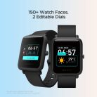 Amazfit Bip S Lite Charcoal Black (szénfekete)  A1823, Okosóra, Smartwatch, Zepp, Huami, Okos Óra, Smart Watch, Fitness, Fitnesz, Egészség, Sport