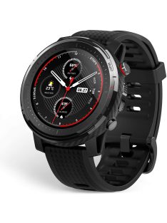   Amazfit Stratos 3 - Black - A1929 Smartwatch, Smart Watch, Okosóra, Okos Óra, Intelligens Óra, Fitness, Fitnesz,  Sport  BONTOTT CSOMAGOLÁS