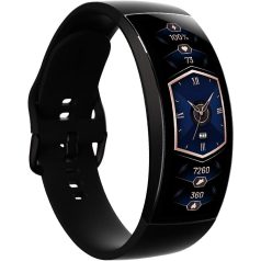   Amazfit X, Eclipse Black (Fekete), A2025, Okosóra, Smartwatch, Zepp, Huami, Okos Óra, Smart Watch, Fitness, Fitnesz, Egészség, Sport