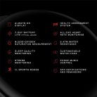 Amazfit Zepp E  onyx black (fekete) négyszögletes A1958 Okosóra, Smartwatch, Zepp, Huami, Okos Óra, Smart Watch, Fitness, Fitnesz, Egészség, Sport