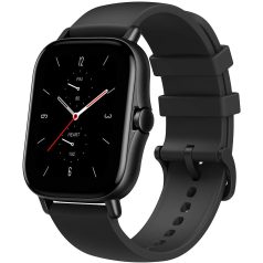   Amazfit GTS 2, Midnight Black (Fekete), A1969, Okosóra, Smartwatch, Zepp, Huami, Okos Óra, Smart Watch, Fitness, Fitnesz, Egészség, Sport,