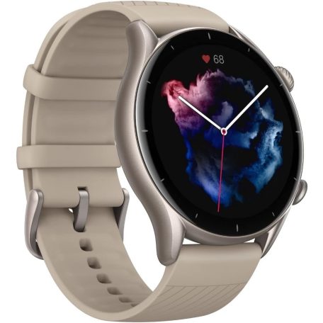 Amazfit GTR 3, Moonlight Grey (Szürke), A1971, Okosóra, Smartwatch, Zepp, Huami, Okos Óra, Smart Watch, Fitness, Fitnesz, Egészség, Sport