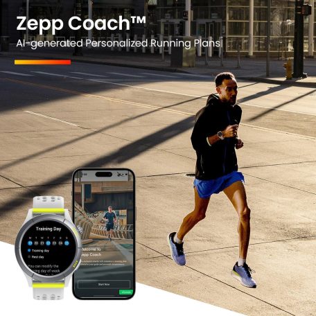 Amazfit Cheetah (Round), Speedster Grey (Szürke), A2294, Okosóra, Smartwatch, Zepp, Huami, Okos Óra, Smart Watch, Fitness, Fitnesz, Sport