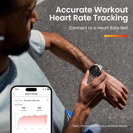 Amazfit Cheetah (Round), Speedster Grey (Szürke), A2294, Okosóra, Smartwatch, Zepp, Huami, Okos Óra, Smart Watch, Fitness, Fitnesz, Sport