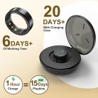 POBOVi Gen-1, Ezüst szín, Méret 9, Okosgyűrű, Okos Gyűrű, Smart Ring, Fitness, Fitnesz, Sport