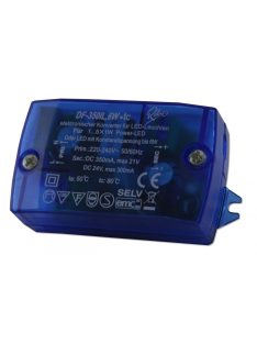  SLT6-350IL (DF-350IL), Constant Voltage & Constant Current LED Power Supply, 6W, 350mA/24V