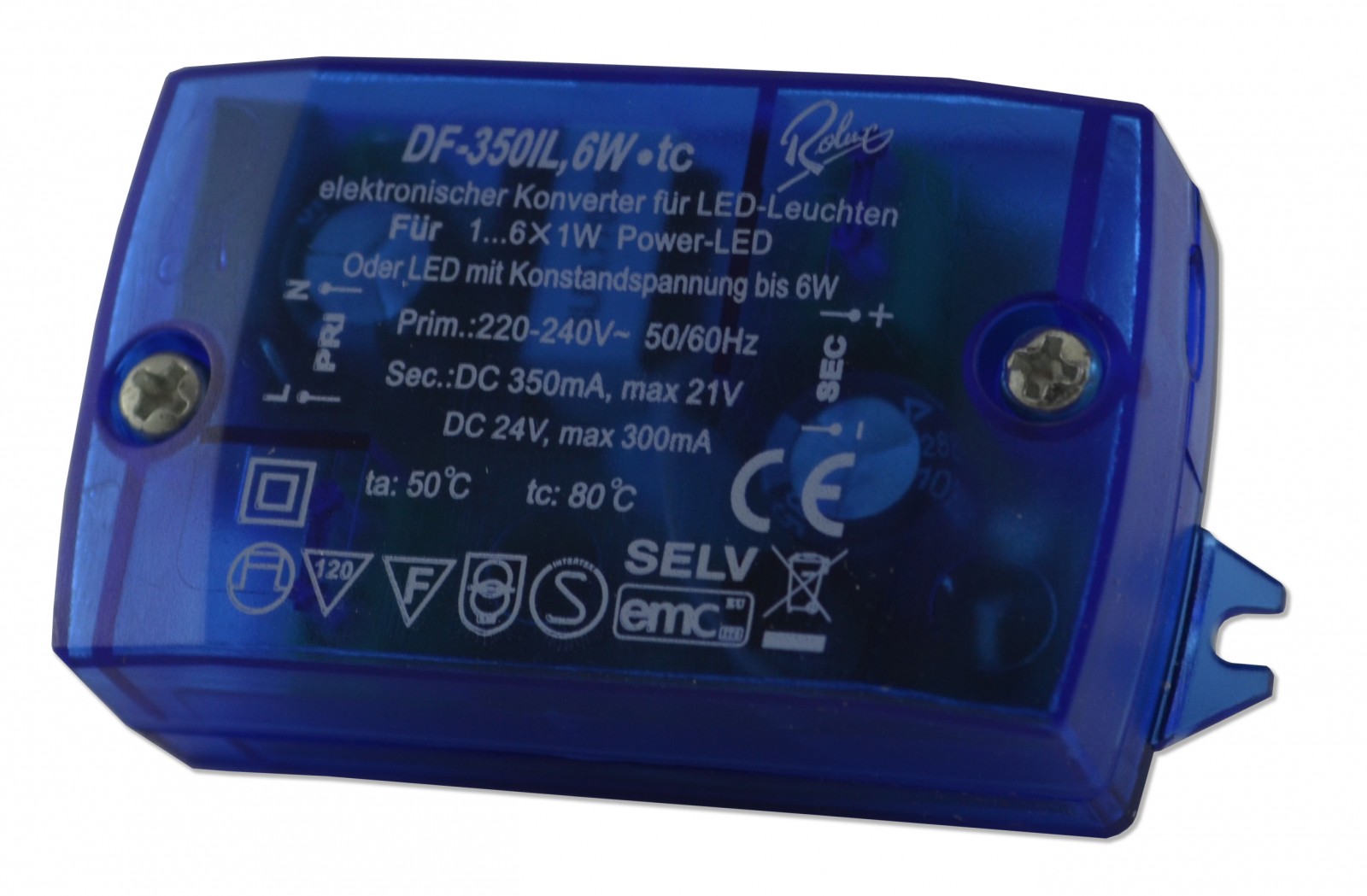 Driver de LED à courant constant Self Electronics SLT6-350IL-4 SLT6-350IL-4 7.7 W 350 mA 3-22 V/DC 1 pc s